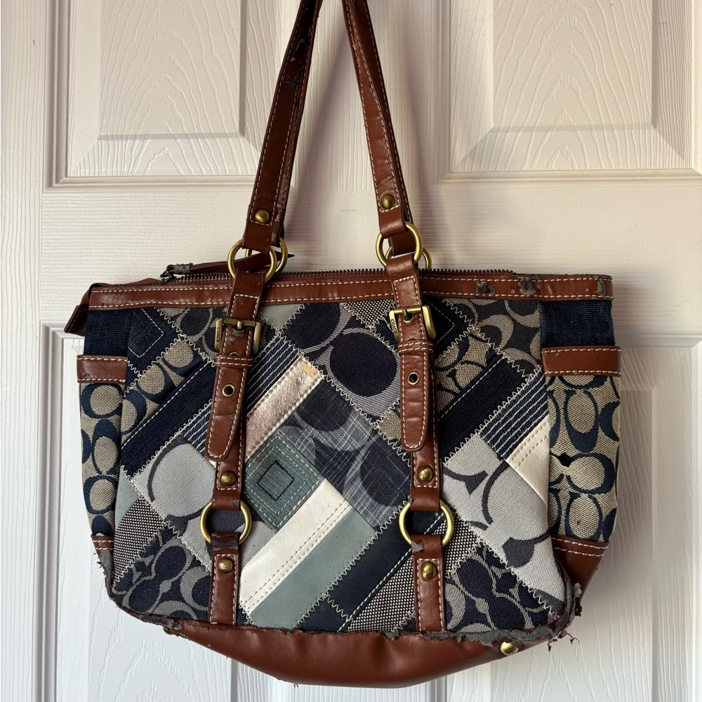 Coach patchwork purse
